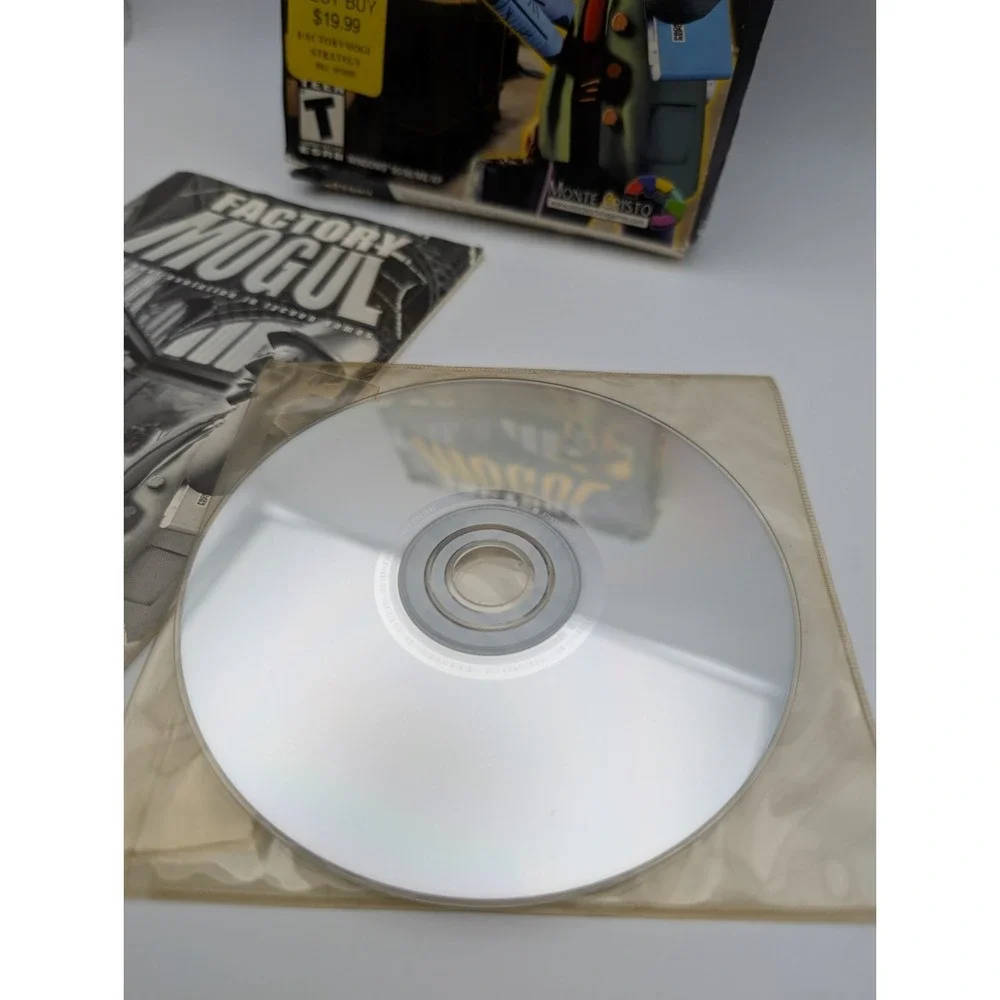Factory Mogul (PC, 2002) Small Box Simulator Complete W/ Manual